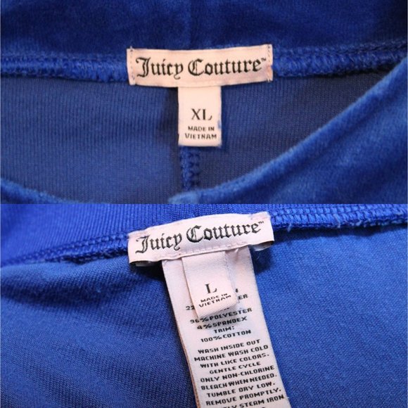 Juicy Couture Velour Set Jacket Pants  H10920 - Picture 10 of 12